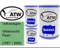 Preview: Volkswagen, Waterworld Pearl, LR6Y / 9966: 500ml Lackdose + 500ml Klarlack + 250ml Härter - Set, von ATW Autoteile West.